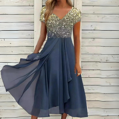 Lexi - Robe féminine chic en mousseline