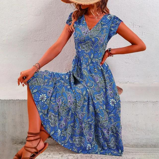 Lies - Robe florale vintage élégante