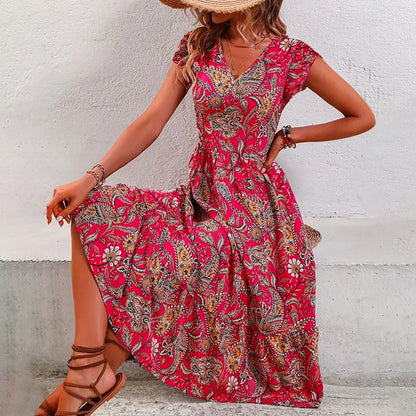 Lies - Robe florale vintage élégante