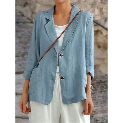 Esmée | Blazer en lin pour femme