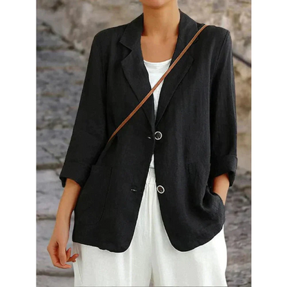 Esmée | Blazer en lin pour femme