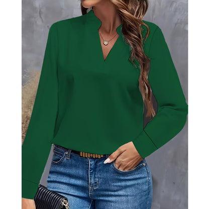 Chemise ample - Col en V et coupe confortable