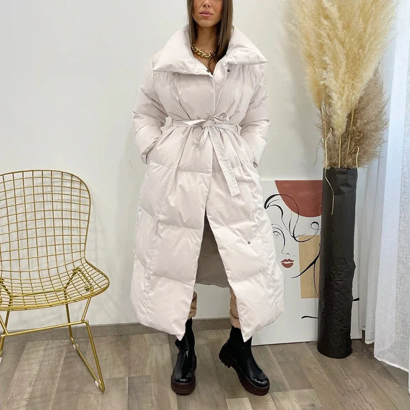 Linde | Veste élégante avec ceinture