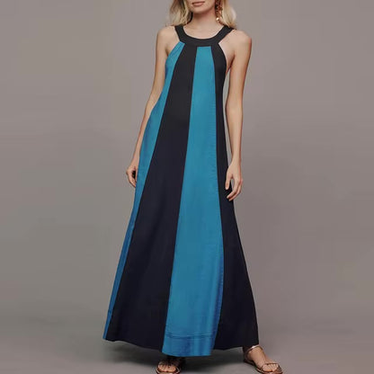 Margret - Élégante robe contrastée
