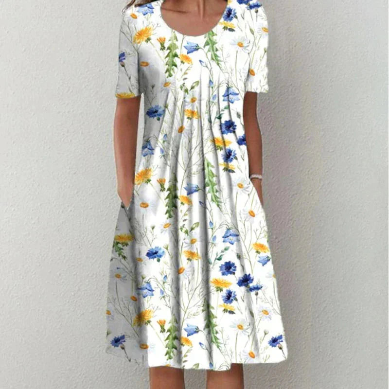 Maura - Robe élégante en coton