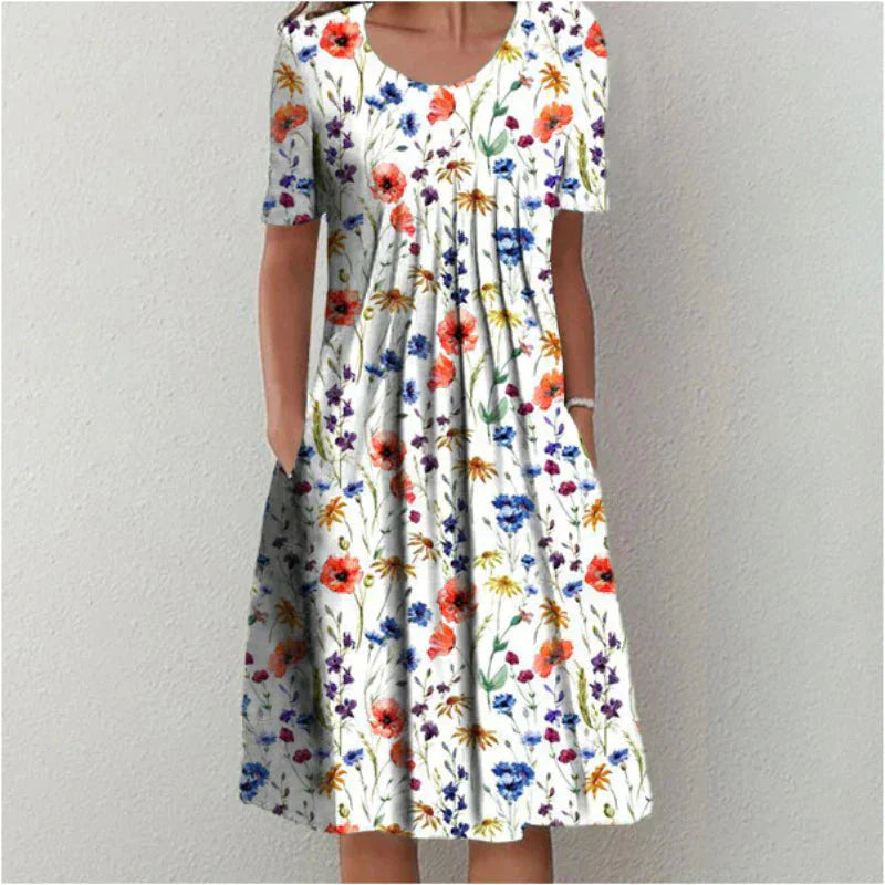 Maura - Robe élégante en coton
