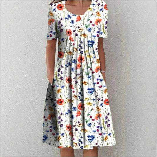 Maura - Robe élégante en coton