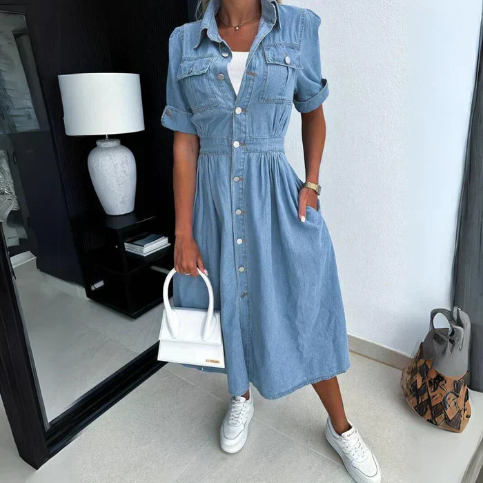 Mimi - Robe en jean élégante pour femmes