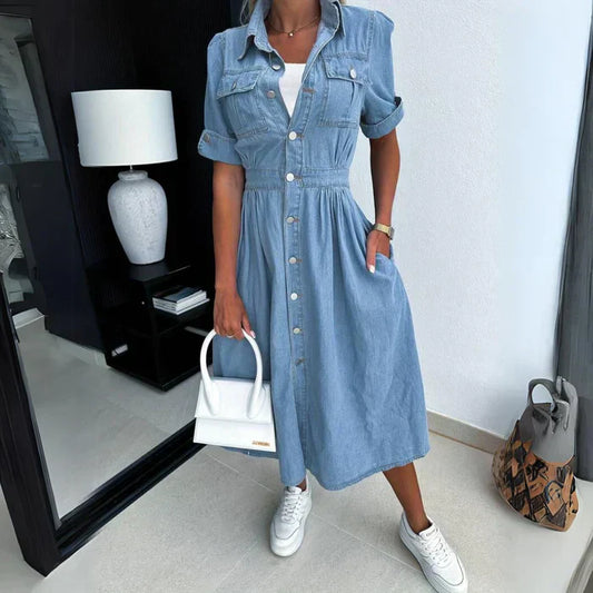 Mimi - Robe en jean élégante pour femmes