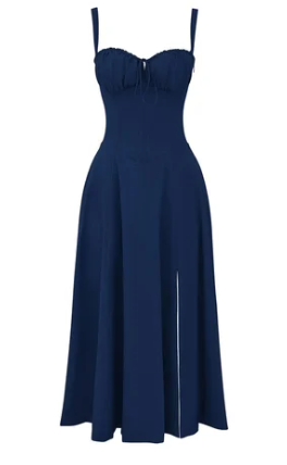 Mirea - Robe bustier à fleurs moyennes