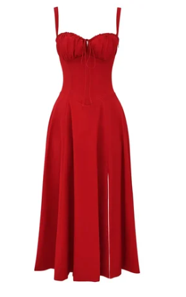 Mirea - Robe bustier à fleurs moyennes