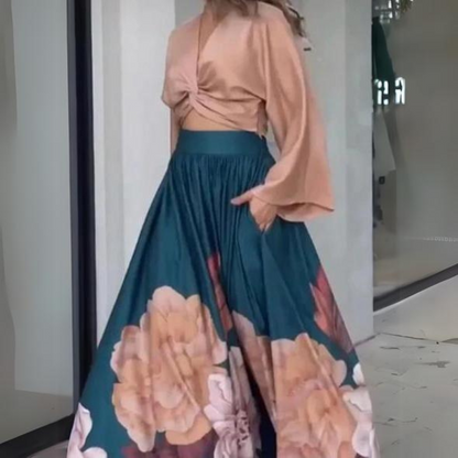 Amanda - Ensemble élégant en satin