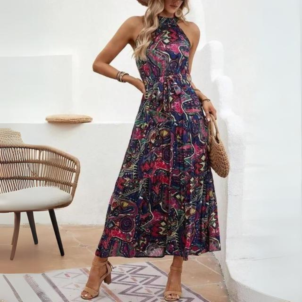 Laurian - Robe dos nu élégante de style boho