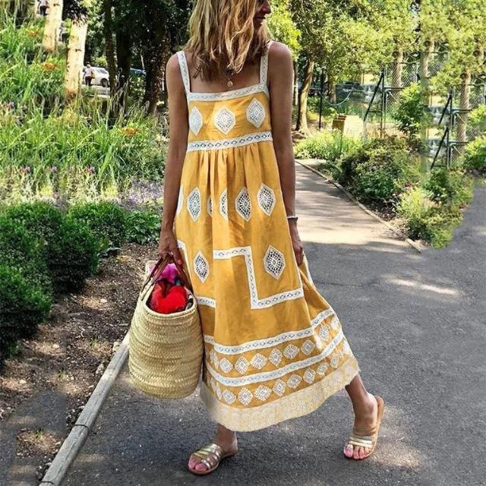 Rowan - Robe vintage sans manches