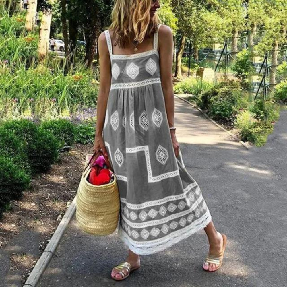 Rowan - Robe vintage sans manches