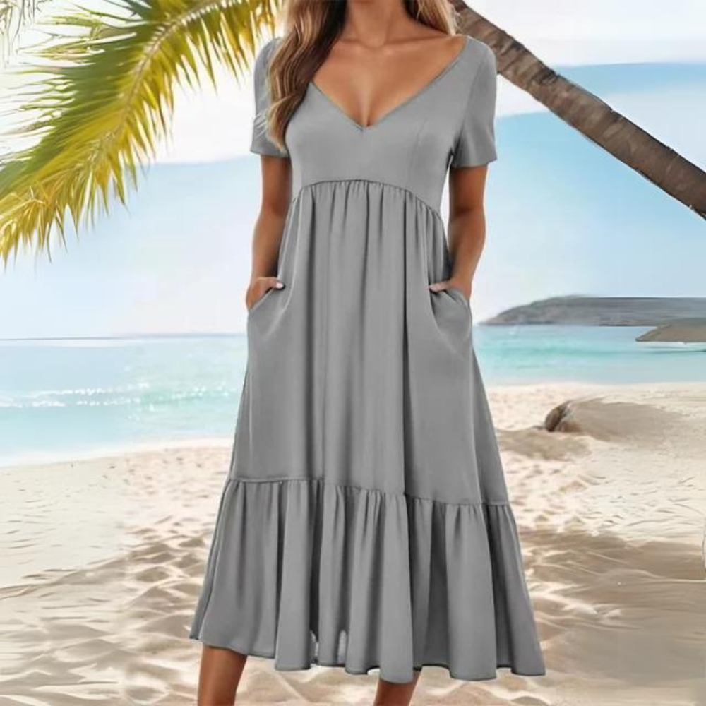 Shirley - Robe longue élégante