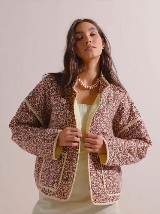 Veste Vintage Floral pour femme - Liv
