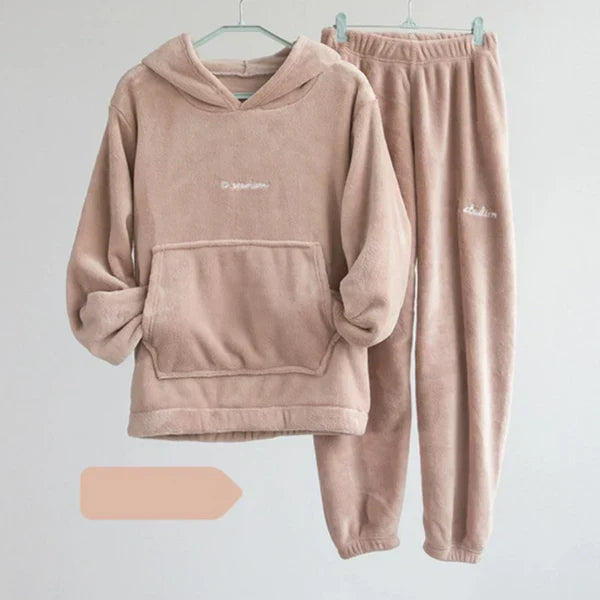 Monique - Ensemble en polaire douillet pour femme chaud, doux et confortable