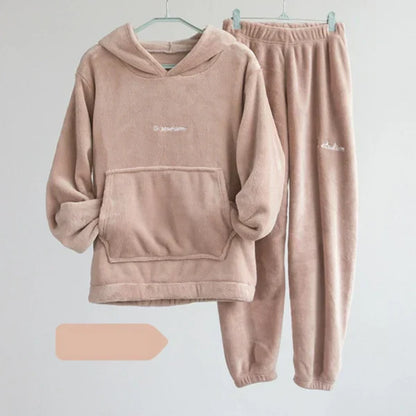 Monique - Ensemble en polaire douillet pour femme chaud, doux et confortable