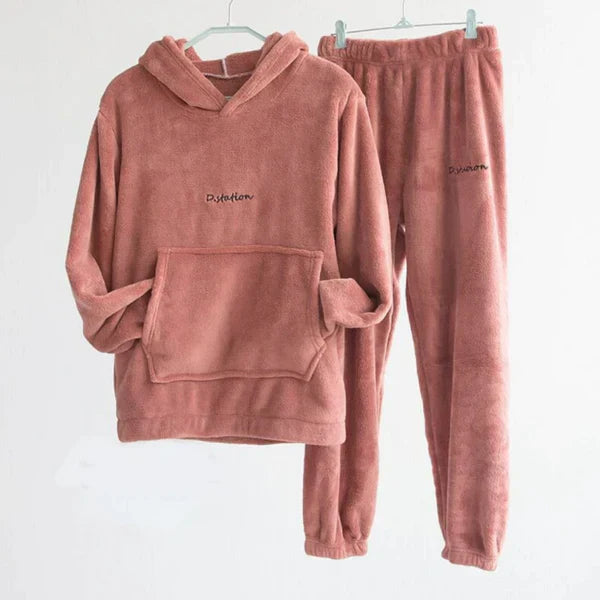 Monique - Ensemble en polaire douillet pour femme chaud, doux et confortable