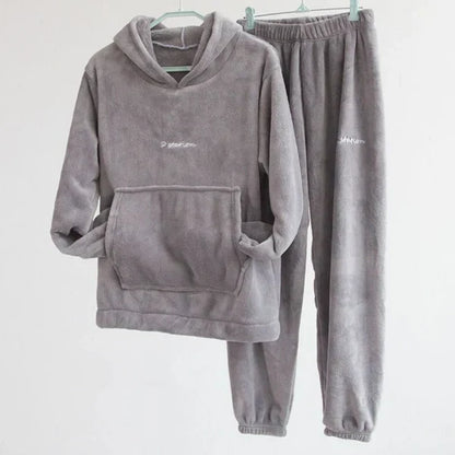Monique - Ensemble en polaire douillet pour femme chaud, doux et confortable