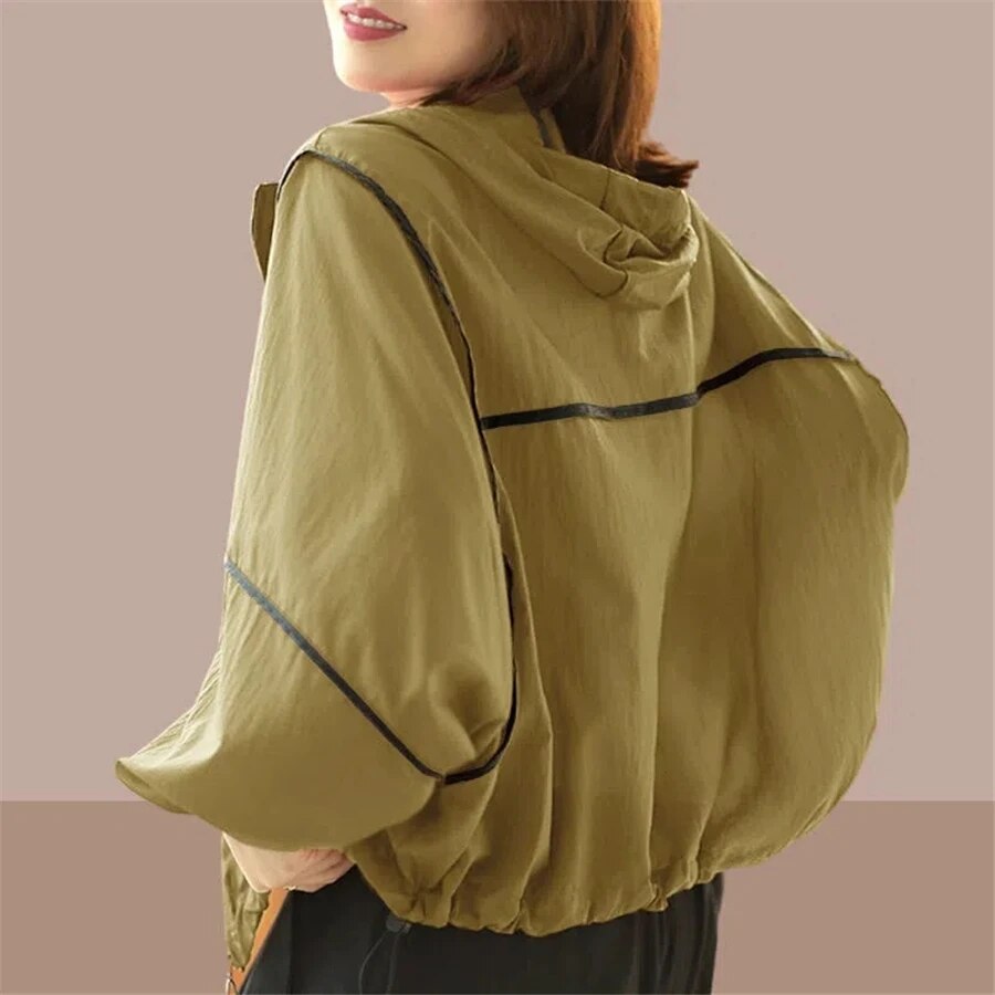 Danya - Veste d'été à capuche aérée