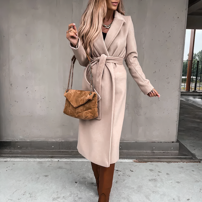 Trench-coat chic en laine mélangée - Nicole