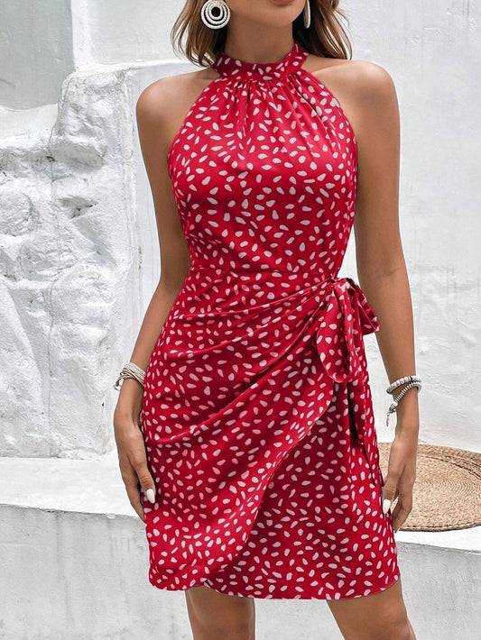 CM | Robe à bandeau élégante avec nœud