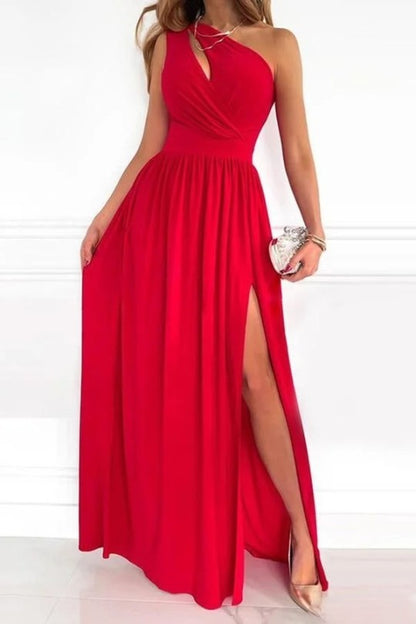 Nelsa - Robe de soirée élégante à une épaule de Novella