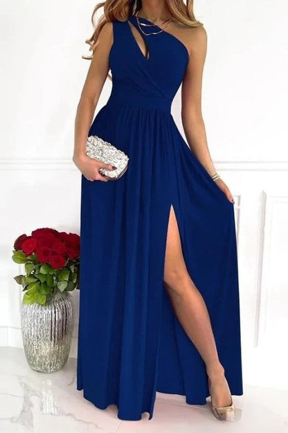 Nelsa - Robe de soirée élégante à une épaule de Novella
