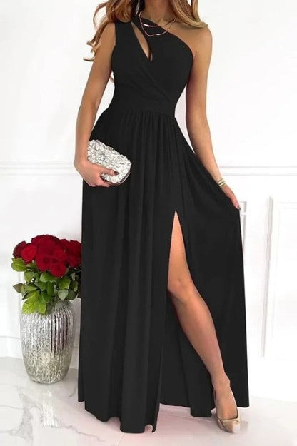 Nelsa - Robe de soirée élégante à une épaule de Novella