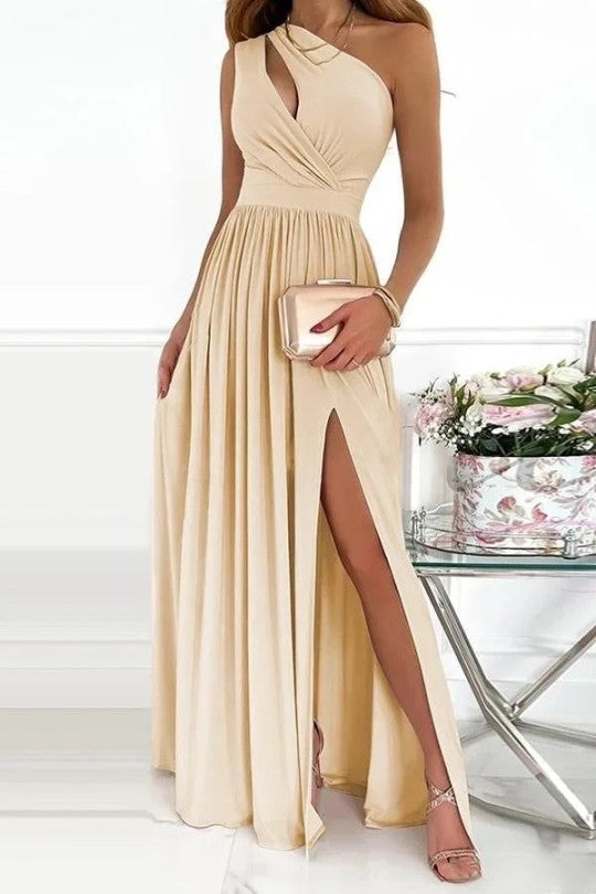 Nelsa - Robe de soirée élégante à une épaule de Novella