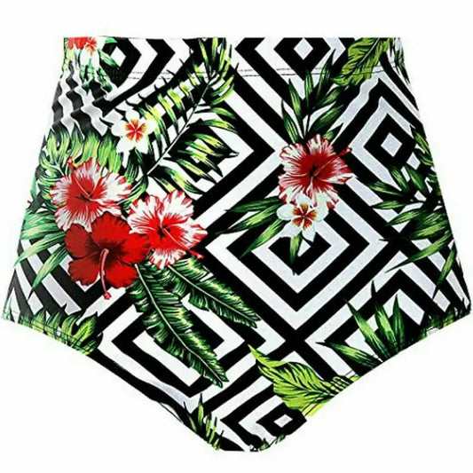 Noelia® - Maillot de bain taille haute à fleurs pour femmes - été