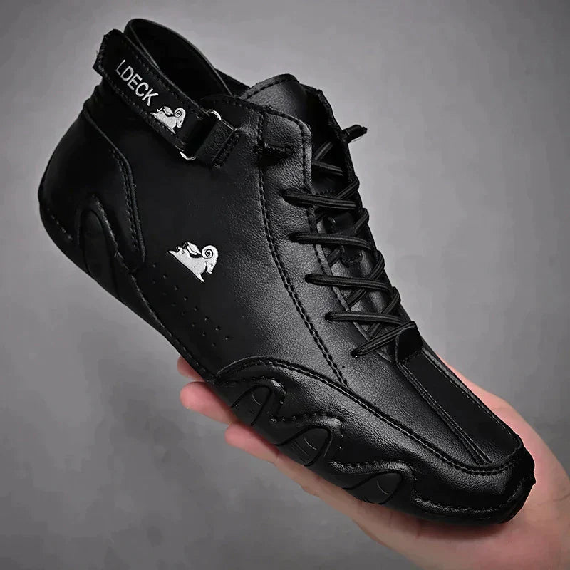 Decks | Chaussures pour pieds nus en cuir véritable ultra-confortable et antidérapant (Unisexe)