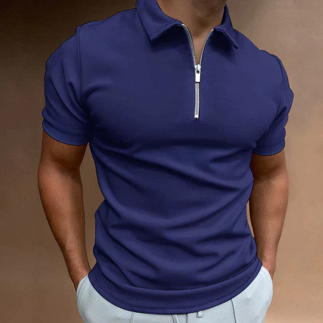 Eden Gents Polo | Casual Polo zippé pour hommes