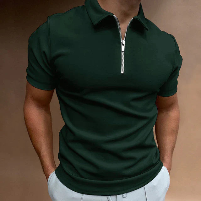 Eden Gents Polo | Casual Polo zippé pour hommes
