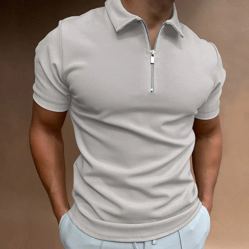 Eden Gents Polo | Casual Polo zippé pour hommes