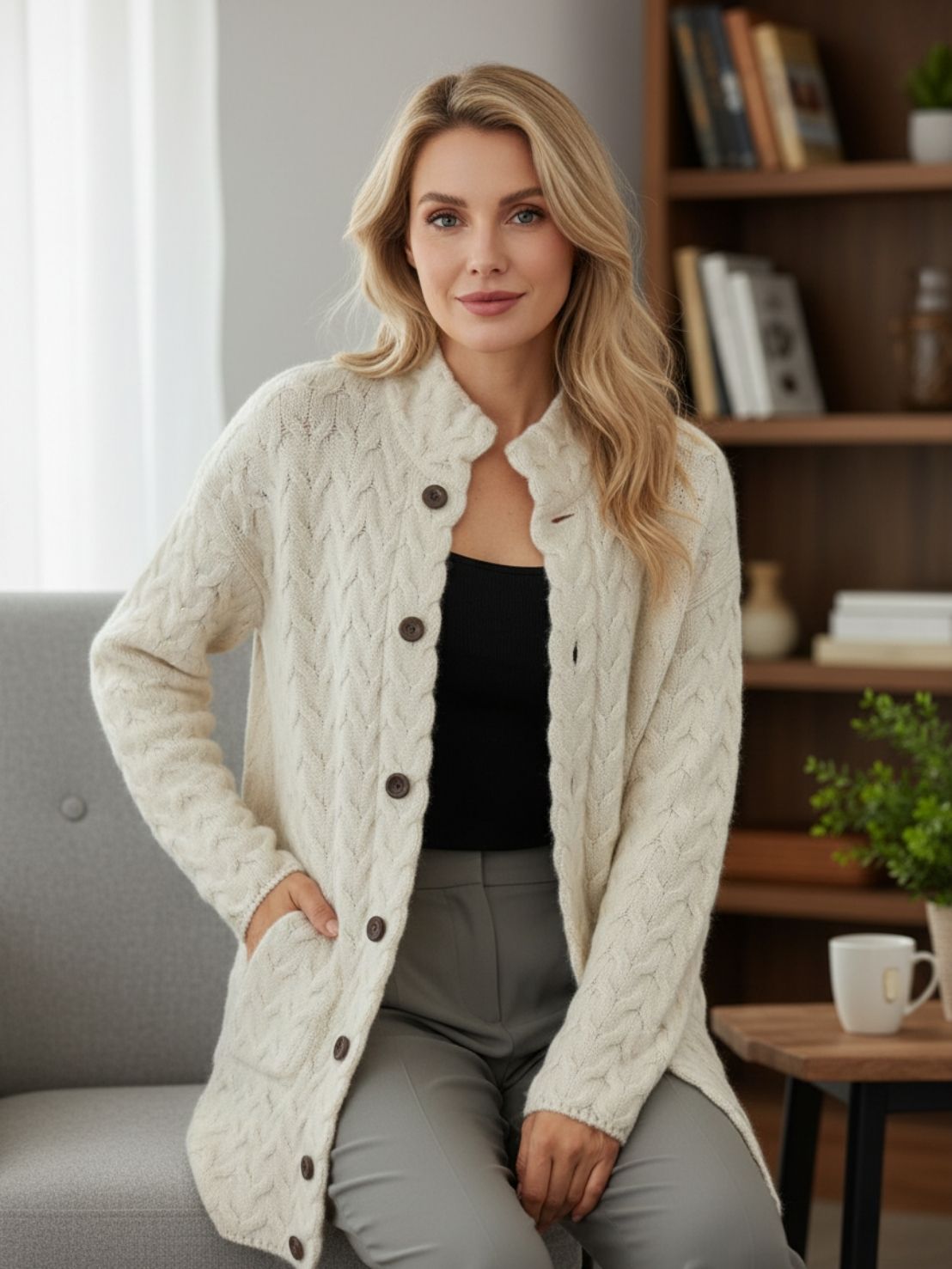 Nora | Cardigan Femme Décontracté Chic et Confortable pour Journées