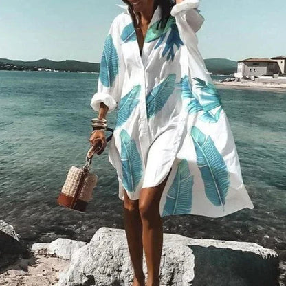 Nova - Robe chemise à la mode Robe blanche