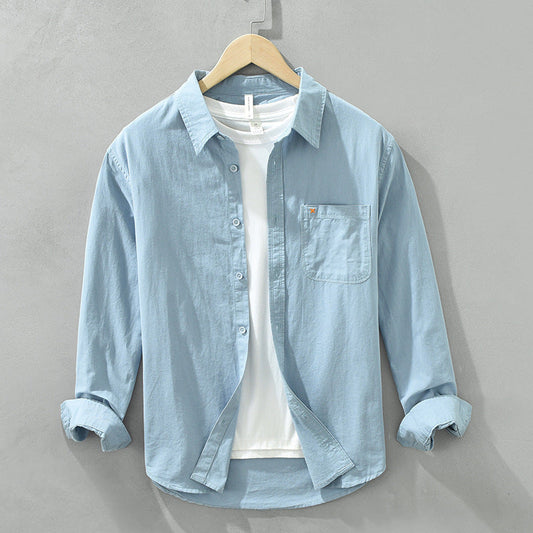 Chemise pour hommes, décontractée et polyvalente