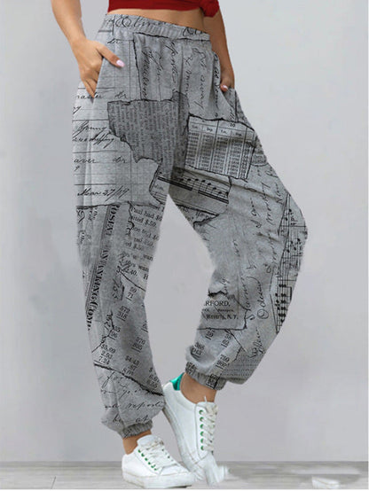 pantalon imprimé chic et élégant