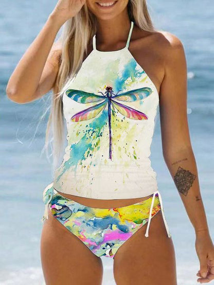 Maillot de bain dos nu imprimé avec style
