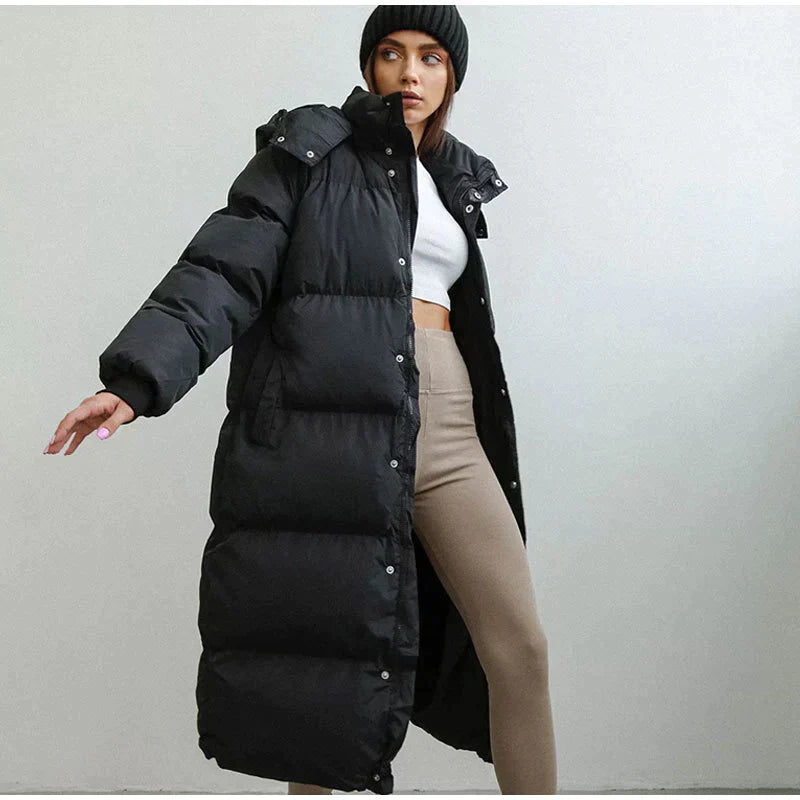 - veste d'hiver longue matelassée