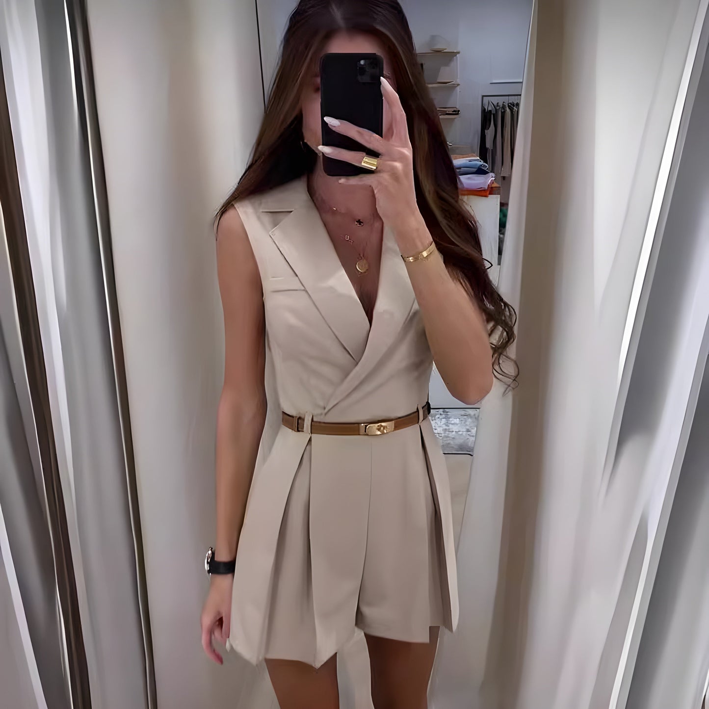 Fernanda® | Combinaison sans manches en dentelle