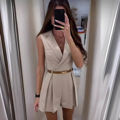 Fernanda® | Combinaison sans manches en dentelle