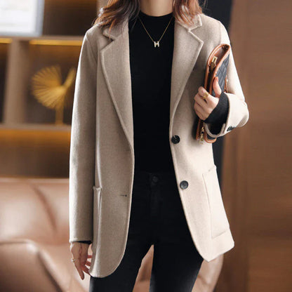 Tweedcharm - blazer épais pour femmes pour l'automne et l'hiver