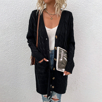 Verenain | Cardigan long femme | Hiver