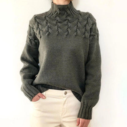 Reeva | pull à col roulé élégant
