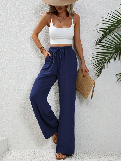 Blair - Pantalon en Coton de Haute Qualité pour Femmes