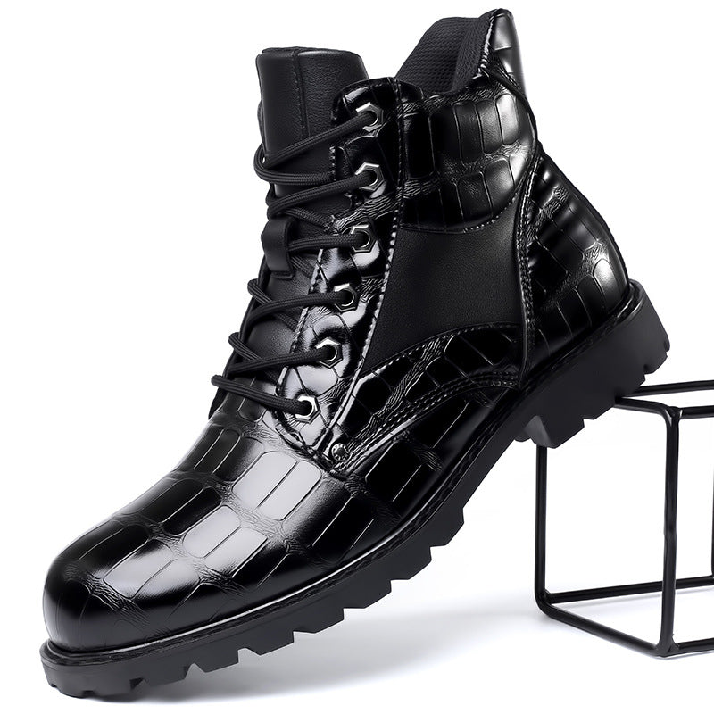 Nyvora™ | Bottes élégantes avec finition croco